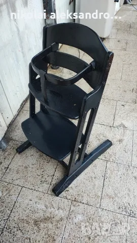 дървено столче за хранене 