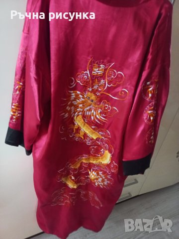 Оригинално японско кимоно с две лица ,универсален размер, снимка 2 - Костюми - 43812989