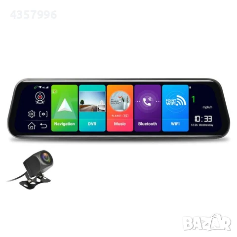  Видеорегистратор 4G Android 8.1 - 2582