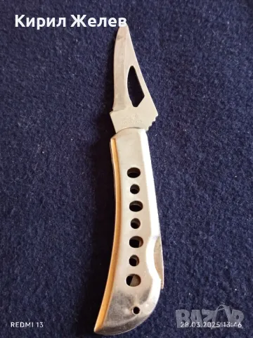 Красиво джобно ножче острието се клати цена съобразена с състоянието 11831, снимка 2 - Ножове - 49674117