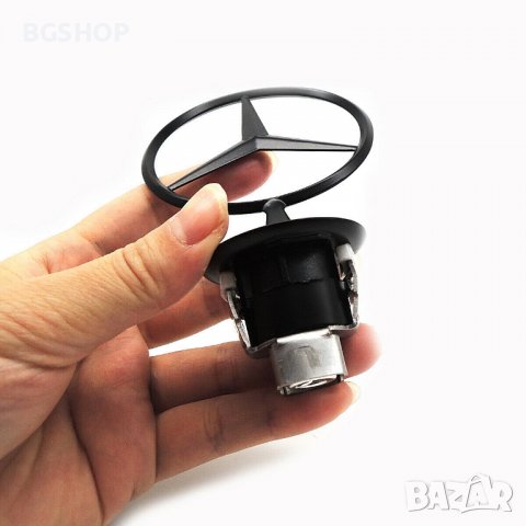 Емблема звезда за Mercedes Benz Black logo, снимка 6 - Аксесоари и консумативи - 37519897