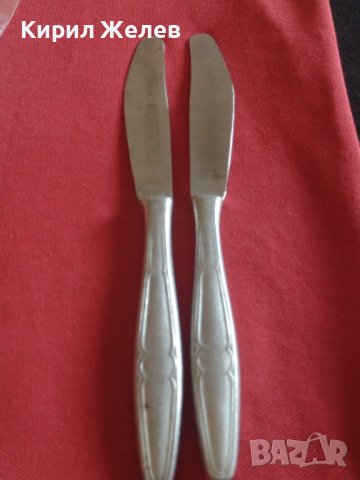 Два стари ножа соц производство за ресторанти перфектно състояние за КОЛЕКЦИЯ ДЕКОРАЦИЯ 22382, снимка 5 - Други ценни предмети - 43845618