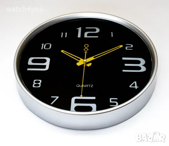 НОВ КАЧЕСТВЕН СТЕНЕН ЧАСОВНИК С БЕЗШУМЕН ПЛАВЕН МЕХАНИЗЪМ.СТЕННИ ЧАСОВНИЦИ С ГОЛЕМИ ЦИФРИ.WALL CLOCK, снимка 9 - Стенни часовници - 46474976