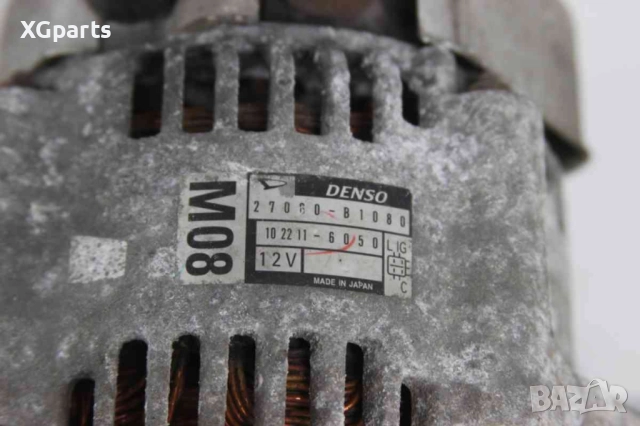 Алтернатор / генератор за Daihatsu Sirion 2 1.0i 69к.с. (2005-2015) 27060-B1080, снимка 2 - Части - 52983672