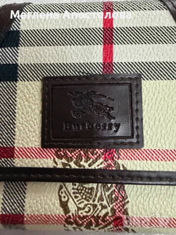 Дамска чанта-сейф BURBERRYS със заключване за лаптоп и документи, снимка 5 - Чанти - 53596677