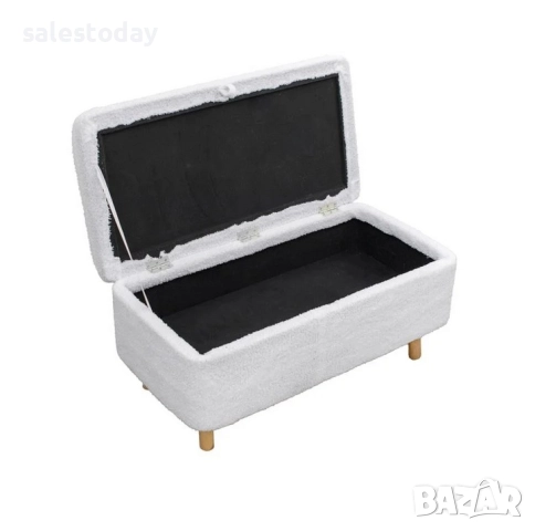 Табуретка с ракла, бял стол с капак, 60см, снимка 3 - Спални и легла - 52659515