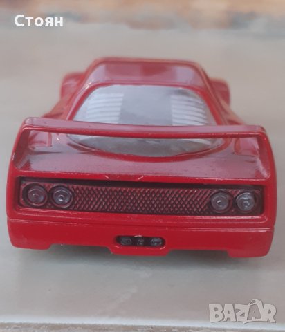 Продавам количка Ferrari F40, мащаб 1:43, снимка 6 - Коли, камиони, мотори, писти - 28561446