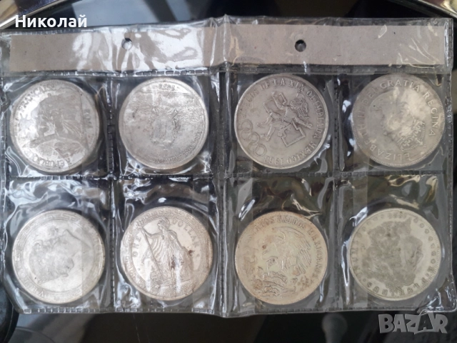 лот от 8 броя големи монети - РЕПЛИКИ!, снимка 3 - Нумизматика и бонистика - 52258298
