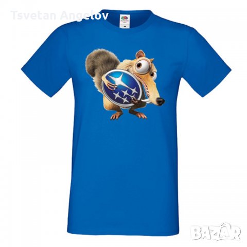 Мъжка тениска SUBARU Scrat, снимка 3 - Тениски - 32705854