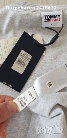 Tommy Hilfiger Silver Grey Multicolor  Mens Size S НОВО! ОРИГИНАЛ! Мъжка Тениска!, снимка 5 - Тениски - 35647815