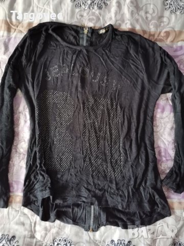 Дамска блузка фина плетка, снимка 1 - Блузи с дълъг ръкав и пуловери - 40599380