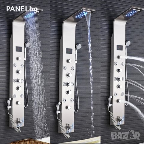 Хидромасажен душ панел Игуасу,6 функции,смесител-БЕЗПЛАТНА ДОСТАВКА, снимка 8 - Душове - 35557576