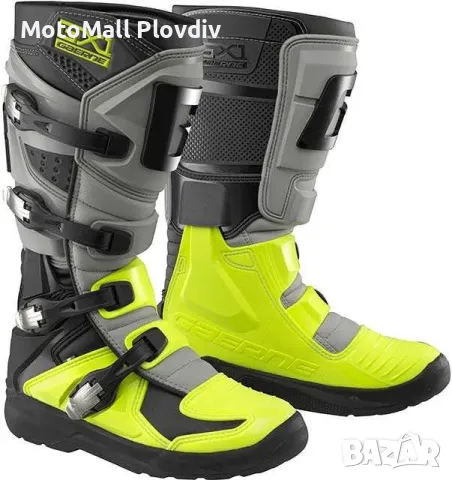 Gaerne БОТУШИ GX1 EVO YELLOW BLACK мотокрос крос ендуро мото мотор, снимка 2 - Аксесоари и консумативи - 49303173