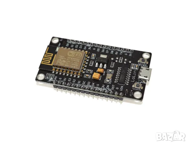 NodeMCU V3 Lua WIFI Module ESP8266+32M Extra Memory Flash USB-Serial CH340G, снимка 1