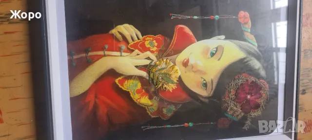 Картини сьс сухи цветя, снимка 5 - Картини - 48941144