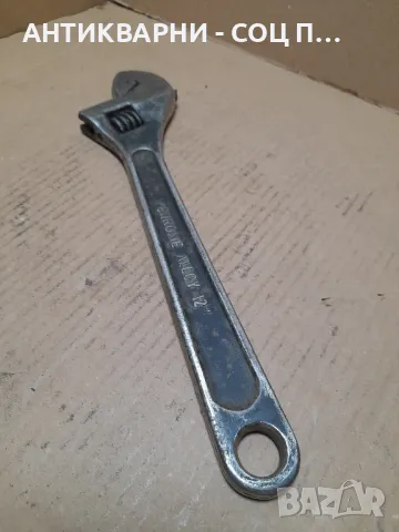 Стар Немски Раздвижен Ключ.