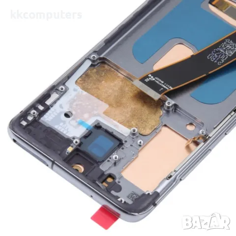 LCD Дисплей и Тъч Скрийн с рамка за Samsung Galaxy S20 SM-G980, снимка 3 - Резервни части за телефони - 48659201