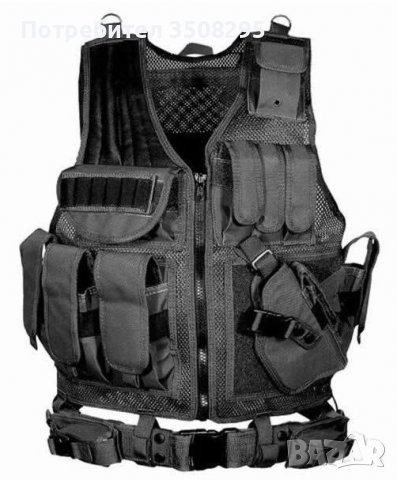 Висококачествена модулна тактическа полицейска (военна) жилетка, снимка 1 - Екипировка - 28447448