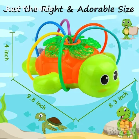 Детска пръскалка костенурка Kiztoys , снимка 3 - Други - 50190040