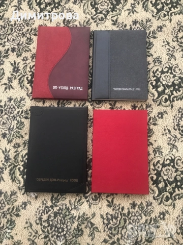 Бележник с кожена подвързия, бележник календар - кожен