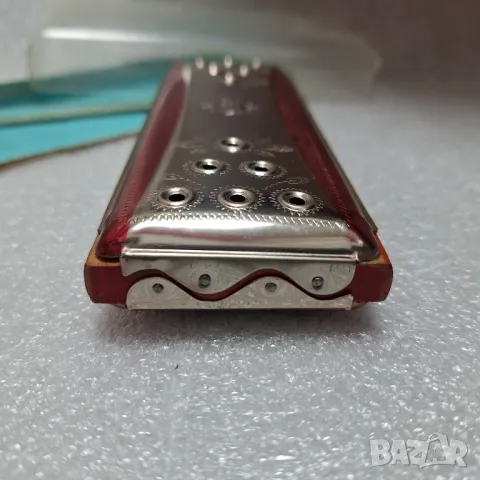 Перфектна! Голяма Хармоника "Weltmeister"/Vermona/, Германия, метална, двустранна, 1930-те години, снимка 11 - Антикварни и старинни предмети - 48807486