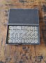 домино игра, метални плочки в метална кутия уникат, снимка 1 - Колекции - 43255402