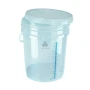 Прозрачна пластмасова градуирана кофа, Обем 20л. Деление 100 мл.,4351, снимка 1