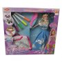 Комплект с кукла и чанта за оцветяване, с вълшебни маркери 5 броя, в кутия -6618, снимка 1