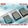 SS26 Шотки диоди SMD 60V, 2A, снимка 2