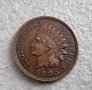 Монета. САЩ.  1 цент . 1905 година. Спукана матрица. В отлично състояние., снимка 9