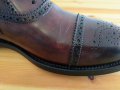 Santoni Oxford Brogue Goodyear + подарък, снимка 8