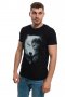 Нова мъжка тениска с дигитален печат Вълк ИН и ЯН, Серия вълци, снимка 8