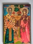Икона Свети свещеномъченик Киприан и света мъченица Юстина, снимка 5