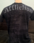 Мъжка тениска AFFLICTION Studded Phoenix Charcoal Grey S Small, снимка 6