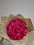 Букет от сатенени рози, снимка 3