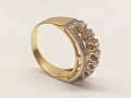 Златен пръстен с брилианти. , снимка 10