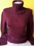Ръчно плетен пуловер р-р XS, снимка 1 - Блузи с дълъг ръкав и пуловери - 35342415