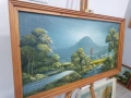 Големи маслени пейзажи (90x50 см) – Старинно излъчване!, снимка 6
