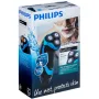 Самобръсначка AquaTouch Philips AT750/16, Акумулатор, Черна/Синя, снимка 5