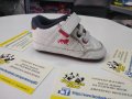ПРОМО Lonsdale бебешки обувки , маратонки естествена кожа с лепенки, снимка 1 - Бебешки обувки - 36594095