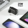Ново 25W USB-C бързо зарядно с кабел за Samsung Galaxy S23 S22 S21 Note Самсунг, снимка 5
