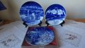 Vintage коледни колекционерски чинии за стена , снимка 1 - Декорация за дома - 43354598