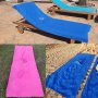 Халат - плажна кърпа за водни спортове, лек и бързосъхнещ, размер М, син, снимка 4