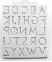 Големи Букви Азбука латиница стил Game of Thrones Игра на тронове силиконов молд форма за декорация, снимка 2