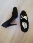Черни обувки на висок ток, снимка 1 - Дамски обувки на ток - 26612828