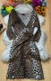 Леопардова рокля, снимка 1 - Рокли - 40185069