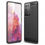 Удароустойчив силиконов кейс за Samsung Galaxy S21 ULTRA /Карбонов/Мат, снимка 2