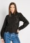 НОВА страхотна дамска блуза с рязана бродерия (размер С-М), снимка 1 - Блузи с дълъг ръкав и пуловери - 43119947