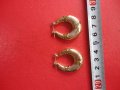 Позлатени обеци обици , снимка 2