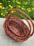 Подаръчни бели и кафяви плетени овални  кошници,  кошница за декорация , снимка 4
